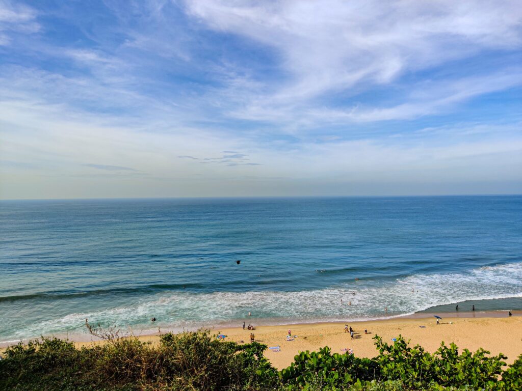 Beautiful sandy beach and turquoise waters in Ramakrishna Beach Vizag – one of the best tourist places in Vizag